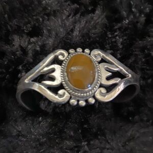 Sterling Silver Natural Gem Bracelet